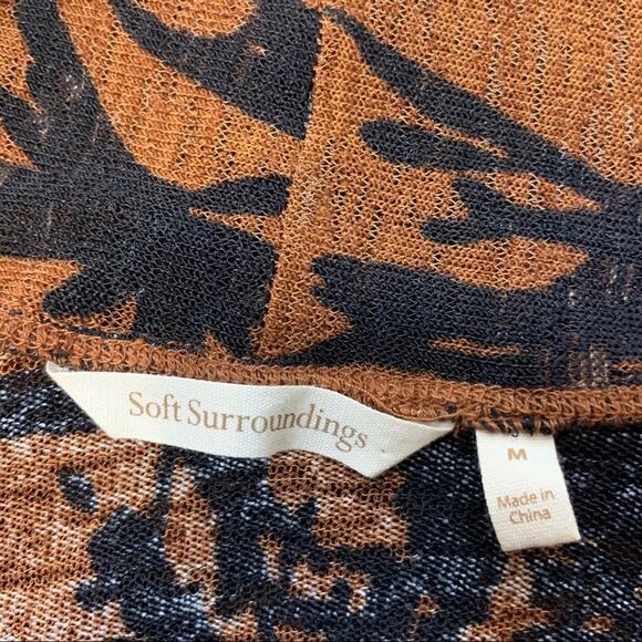 Soft Surroundings Mara floral topper cardigan Sz M - Picture 2 of 5